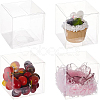 Transparent Plastic PET Box Gift Packaging CON-WH0052-9x9cm-8
