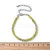 Natural Peridot Bead Bracelet ZW6419-4-6