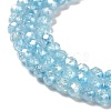 Cubic Zirconia Bead Strands ZIRC-C006-01B-08-4