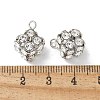 Brass Rhinestone Pendants KK-U057-01P-01-3