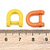 Spray Paint Alloy Detachable Horseshoe D-Ring AL-CBA9266-03-2