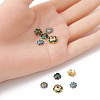 10Pcs 5 Style Alloy Enamel Bead Caps ENAM-YW0003-22-4