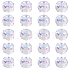 500Pcs UV Plating Acrylic Beads OACR-SP0001-85B-7