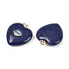 Dyed Natural Sesame Jasper Pendants G-Z134-04D-2