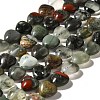 Natural African Bloodstone Beads Strands G-R190-10mm-56-2