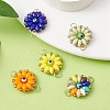 Glass & Lampwork Connector Charms PALLOY-YW0001-49-5