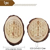 Rustic Wooden Slice Cup Mats DJEW-WH0010-86-2