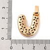 Brass Micro Pave Cubic Zirconia Pendants KK-C076-29U-G01-3