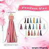 20Pcs 20 Styles Imitation Leather Tassel Pendants FIND-CJ0003-35-8