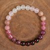 Natural Rhodonite & Glass Imitation Gemstone Beaded Bracelets WG6A8BD-09-1