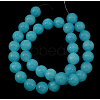 Natural Yellow Jade Beads Strands X-JBR6mm-5-2