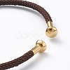 Braided Carbon Steel Wire Bracelet Making MAK-A017-B02-2