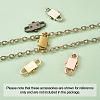 5 Colors Adjustable Alloy Chain Buckles PALLOY-TA0001-91-RS-15