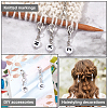 2 Sets Acrylic Pendants Decoration HJEW-PH0001-60B-4