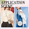 2Pcs 2 Colors Plastic Imitation Pearl & Iron Chain Crossbody Phone Chain FIND-WR0009-48-6