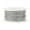 Tarnish Resistant 304 Stainless Steel Cable Chains CHS-F001-03P-3