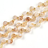 Natural Citrine(Heated) Beads Strands G-T141-47-4