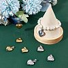 10Pcs 2 Colors 304 Stainless Steel Pendants STAS-CN0001-25-4