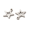 Non-Tarnish 304 Stainless Steel Charms STAS-M089-57P-2