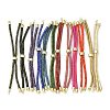 Adjustable Nylon Cord Slider Bracelet Making MAK-F026-A-G-1