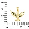 Brass Micro Pave Sky Blue Cubic Zirconia Pendants CU-CBA4A93-01B-G-3