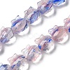 Inner Flower Handmade Lampwork Beads Strands LA-CBA3F7A-01E-1