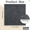 12Pcs Square Self-adhesion Polyester Carpet Tape DIY-CN0003-45C-2