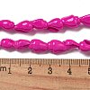 Spray Painted Natural Spiral Shell Beads Strands BSHE-G039-08C-3