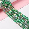 Synthetic Moonstone Beads Strands G-E573-01C-20-4