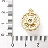 Brass Micro Pave Clear Cubic Zirconia Pendants LS-ZIRC-D276-01G-H-3
