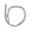 Baking Paint Synthetic Non-Magnetic Hematite Beads Strands G-I364-P01-02-2