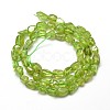 Natural PeridotNuggets Beads Strands G-J335-41-2