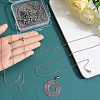 30Pcs 304 Stainless Steel Flat Cable Chain Necklaces Set for Men Women STAS-BBC0004-99A-3