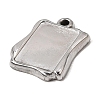 304 Stainless Steel Pendant Cabochon Settings SA-CBA9B1E-01F-P-2