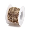PVD Vacuum Plating 304 Stainless Steel Paperclip Chains CHS-H026-02G-01-3
