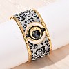 304 Stainless Steel Cuff Bangles for Women LS-BJEW-K285-01A-G-1