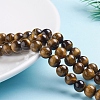 Round Tiger Eye Beads Strands Z0RQT013-4