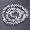 Anti-Tarnish Faceted Rondelle Handmade Glass Beads GS011-01-3