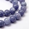 Natural White Jade Imitation Aquamarine Beads Strands G-F364-15-10mm-3