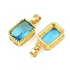 Brass & Glass Pendants GL-CBA96FD-02G-08-2