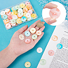 120Pcs 6 Colors Dyed Natural Shell Beads SHEL-PH0001-23-7