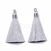 Polyester Tassel Big Pendants Decoration AJEW-S059-12-1