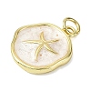 Ocean Theme Brass Enamel Pendants LS-KK-H270-06G-06-2