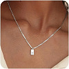304 Stainless Steel Box Chain Necklaces FS-WG1FEB4-34-1