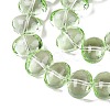 Transparent Electroplate Glass Beads Strands EGLA-N012-06C-3