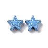 Spray Painted Alloy Beads PALLOY-K001-02F-1