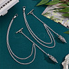 8Pcs Alloy Pendant Decorations HJEW-DC00189-4