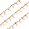 3.28 Feet Handmade Enamel Beaded Chains X-CHC-P007-D05-1