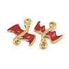 304 Stainless Steel Enamel Pendants LS-STAS-G370-01G-01-2