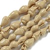 Spray Painted Natural Spiral Shell Beads Strands BSHE-G039-08D-1